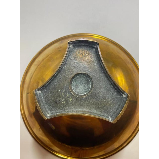 1930s Swedish Art Deco Bronze Centerpiece attributed to Nordiska Juvelaktiebolaget, 1930s For Sale - Image 5 of 7