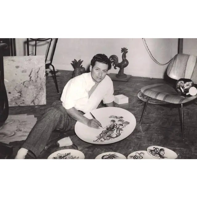 Sascha Brastoff Surf Ballet Bowl For Sale - Image 10 of 10