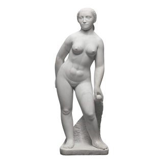 Jan Keustermans, Figurative Statue, 1960s, Carrara Marble For Sale