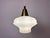 Pendant Lamp in Opal Glass & Brass, Denmark, 1960s, Brass & Glass For Sale - Image 10 of 11