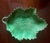 English Antique Early 19th Century English Green Glazed Creamware Leaf Shaped Dish For Sale - Image 3 of 10