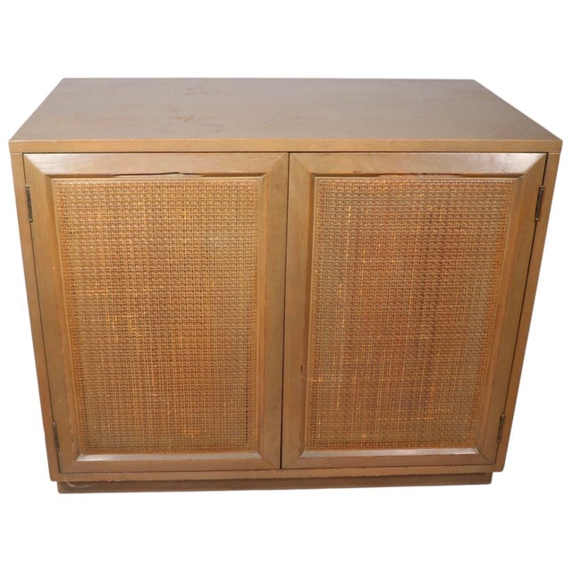 Sligh-Lowry Furniture Co. Mid Century Two Door Storage Cabinet Cross Country Sligh Furniture by the Grand Rapids Chair Co. For Sale - Image 4 of 12