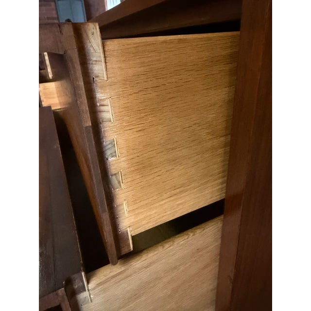 Vintage Mid Century Modern 1960s Lane Rhythm Walnut Dresser For Sale - Image 12 of 12
