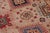 Rustic Kazak Light Blue/Beige Wool Round Rug- 8'0''x8'0'' For Sale - Image 4 of 9