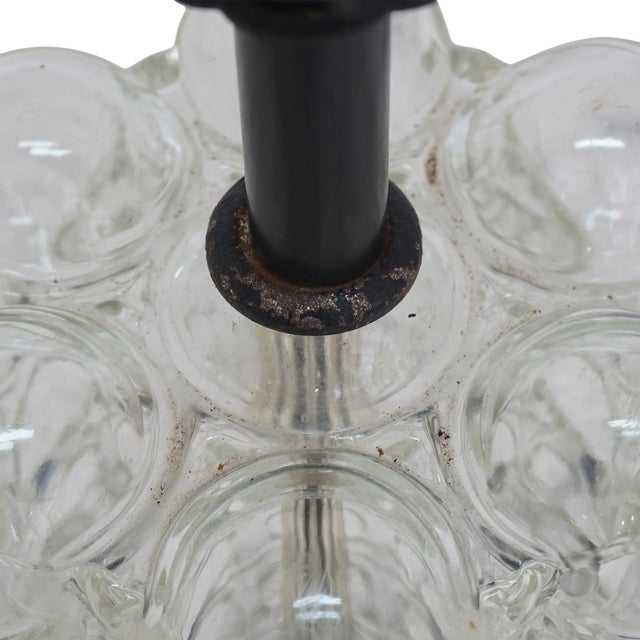 1970s Glass Bubble Table Lamp by Nemo For Sale - Image 4 of 5