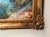 Cornflower Blue Vintage Signed Framed Oil Painting Italian Seaside Resort Scene on Canvas Signed Gagini For Sale - Image 8 of 8