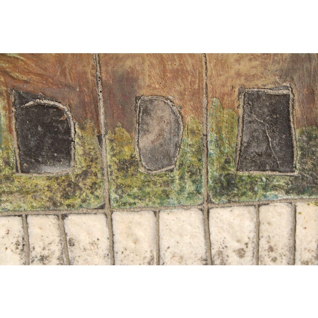 White Emily Paulmier Studio Ceramic Wall Sculpture For Sale - Image 8 of 12