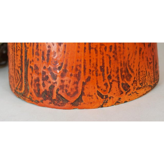 Metal 1950s Bitossi Italy Ceramic Table Lamp For Sale - Image 7 of 12