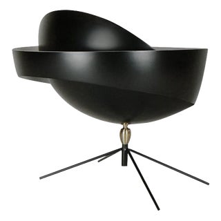 Mid-Century Modern Black Saturn Table Lamp by Serge Mouille For Sale