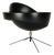 Mid-Century Modern Black Saturn Table Lamp by Serge Mouille For Sale