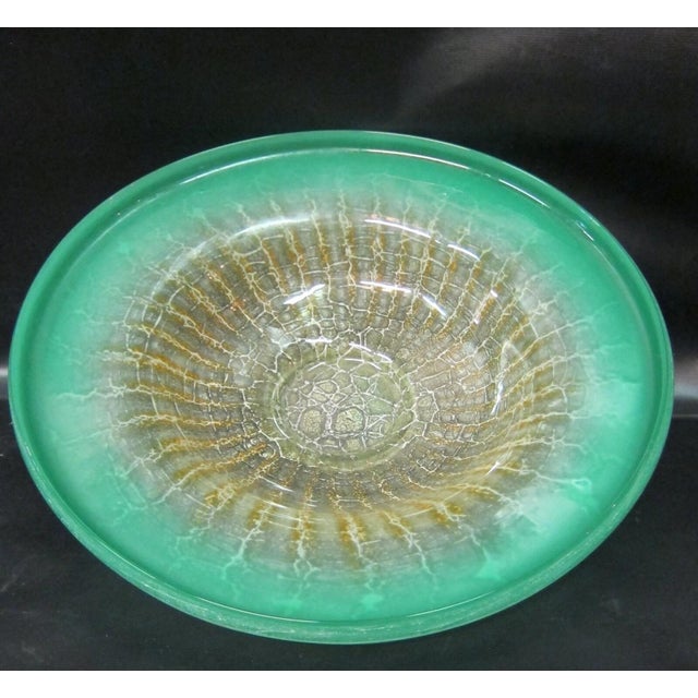 Early 20th Century IKORA Art Glass Bowl by WMF For Sale - Image 4 of 9