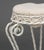 Modern White Painted Wrought Iron Vanity and Stool For Sale - Image 13 of 13
