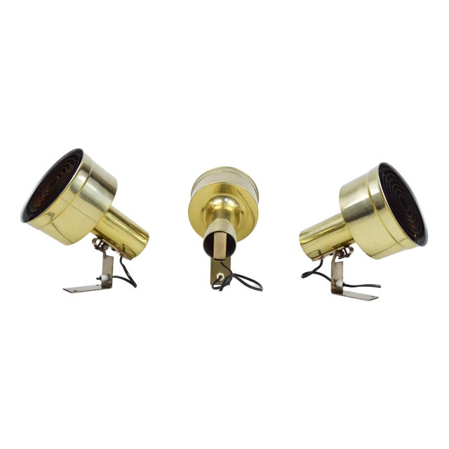 Wall Lamps from Kosta Lampan, Sweden, 1970s, Set of 3 For Sale