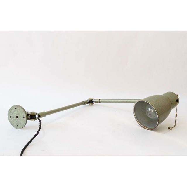 Vintage Industrial Art Deco Lamp, 1920s For Sale - Image 3 of 18