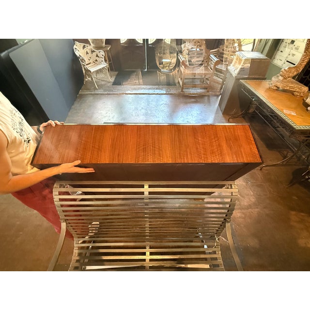 Art Deco Bookcase or Display Cabinet With Parquetry Inlay by Heal's of London For Sale - Image 11 of 12