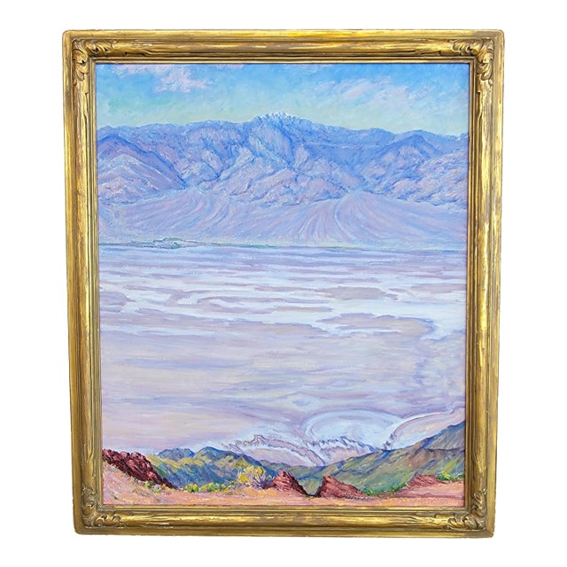 Plein Air California Desert and Mountain Painting by Robert F. Williams For Sale
