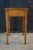Brown Antique Early American Sheraton Style Oak Farmhouse Side Work Table W/ Drawer For Sale - Image 8 of 15