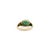 18k Gold Chunky 1.91Carat Natural Emerald Bezel Signet Ring Size 4 For Sale - Image 10 of 16