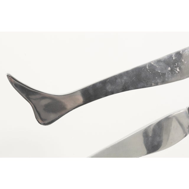 Eichengreen & Ginsburg Articulated Poslished Aluminum Woman Sculpture For Sale - Image 4 of 8