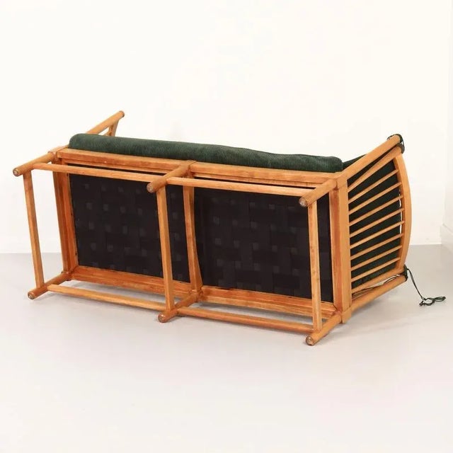 Spoke-Back Sofa by Borge Morgensen for Fritz Hansen, 1963 For Sale - Image 6 of 12