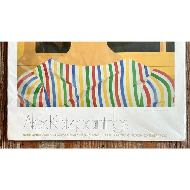 1980 Alex Katz Hokin Gallery Exhibition Poster For Sale - Image 11 of 12