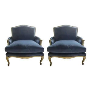 Pair of 19th Century Italian Louis XV-XVI Style Painted Marquise