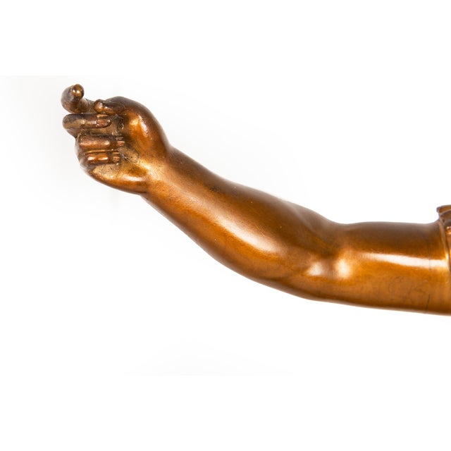 Fine Italian Grand Tour Bronze Sculpture of Augustus Prima Porta by Boschetti For Sale - Image 14 of 18