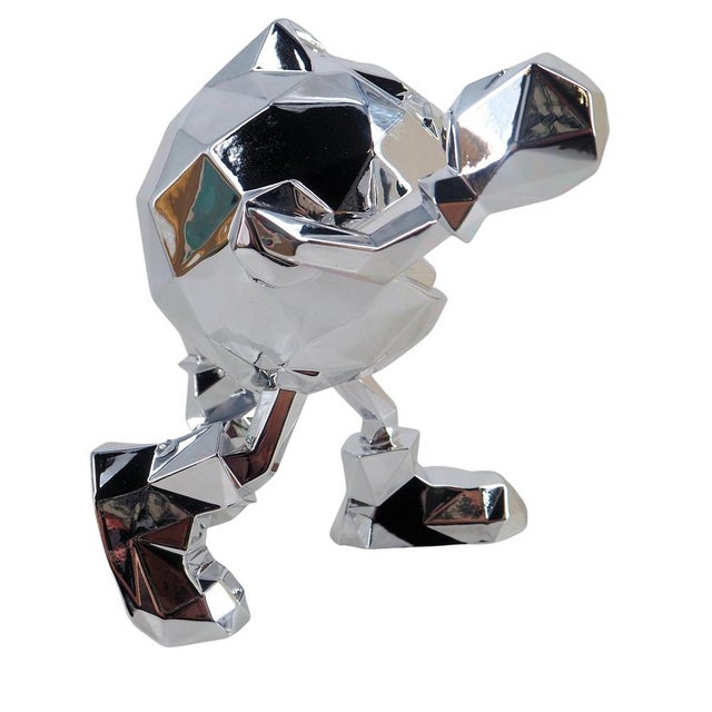 Silver Resin Pac-Man from Richard Orlinski For Sale - Image 6 of 9