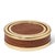 Contemporary AERIN Classic Croc Leather Coasters, Chestnut - Set of 4 For Sale - Image 3 of 4