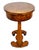 Wood 19th C Austrian / German Carved Column Biedermeier Oval Library Desk For Sale - Image 7 of 18