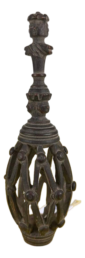Antique Carved Wooden Pinnacle