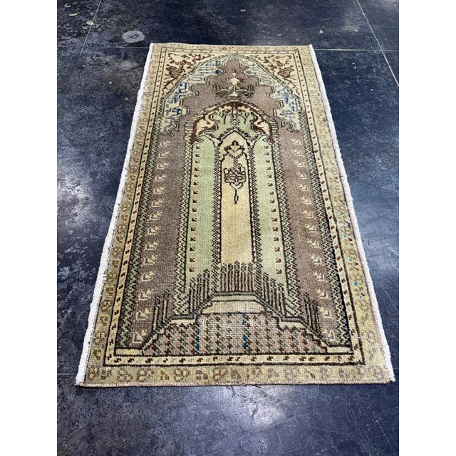 Turkish Yastik Rug 1'8" x 3'1" For Sale - Image 4 of 5