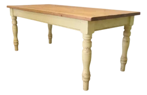 Long Pine Farmhouse Table, 1950s