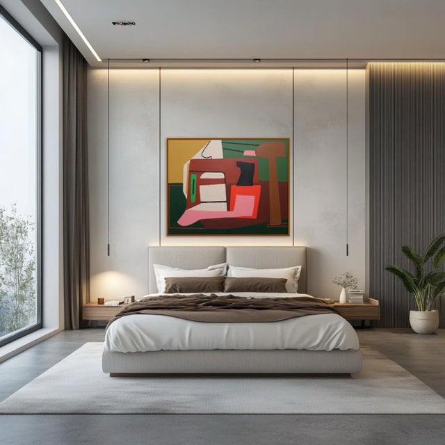 Bodasca, Colorful Harmony, Acrylic on Canvas, 2025 For Sale - Image 8 of 11