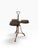 Early 21st Century Vintage Maitland-Smith Trefold Tooled Leather & Brass Side Table For Sale - Image 5 of 16