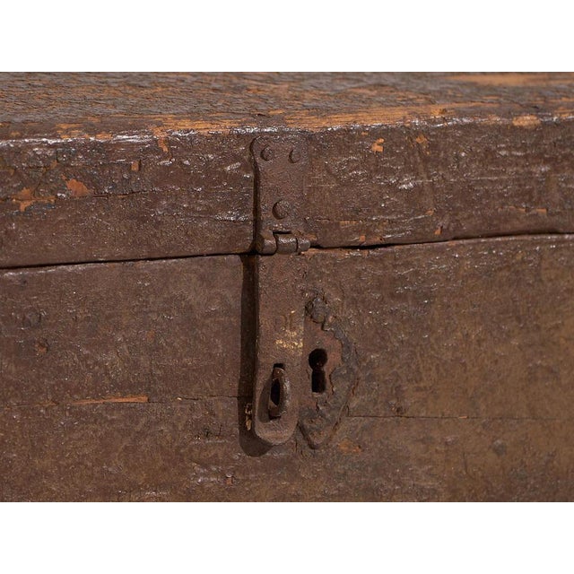 Vintage Chest with Metal Structure, 1920 For Sale - Image 6 of 14