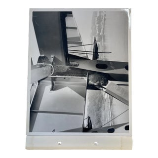 Architectural Black and White Original Archival Glossy Photo, 8x10, 1972 For Sale