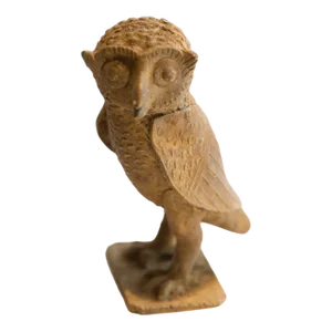 Vintage African Owl Sculpture