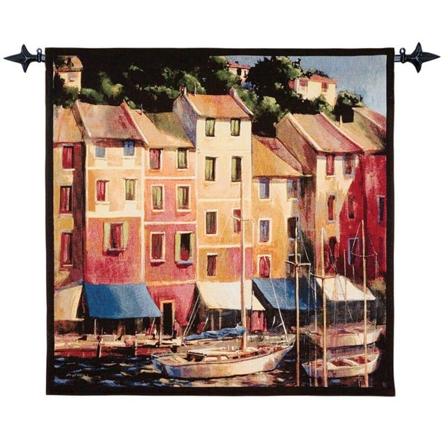 This beautiful tapestry is woven on a jacquard loom by skilled weavers, keeping alive the centuries old tradition of...