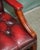 Red Georgian Oxblood Leather and Hardwood Gainsborough Library Armchair For Sale - Image 8 of 17
