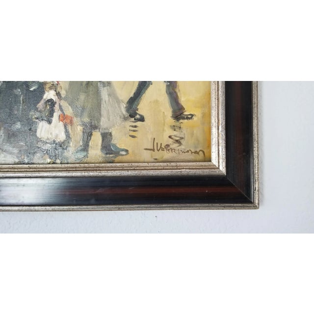 Johannes Karel Veerman Figurative Oil on Canvas Painting For Sale In Miami - Image 6 of 9