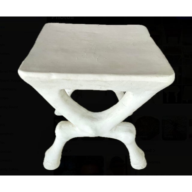 White John Dickinson Style Etruscan "X-Leg" Hooved Side Table For Sale - Image 8 of 12