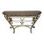 Maitland Smith Marble Regency Style Sofa Table For Sale