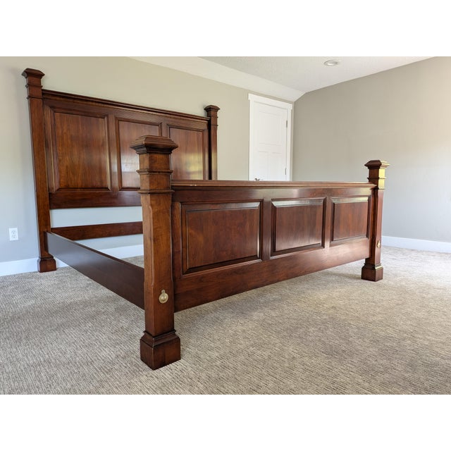 Statton Wainscot Colonial King Bed For Sale In Salt Lake City - Image 6 of 18