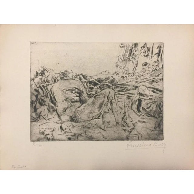 Image dimensions: 18.5 x 24.5 cm. Hand signed. Edition of 100 prints on Hollande paper. From the collection: “Croquis du...