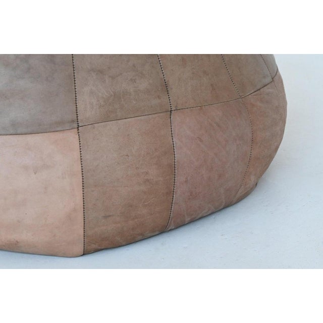 De Sede Patchwork Bean Bag Pouf in Leather Switzerland 1970 from De Sede For Sale - Image 9 of 14