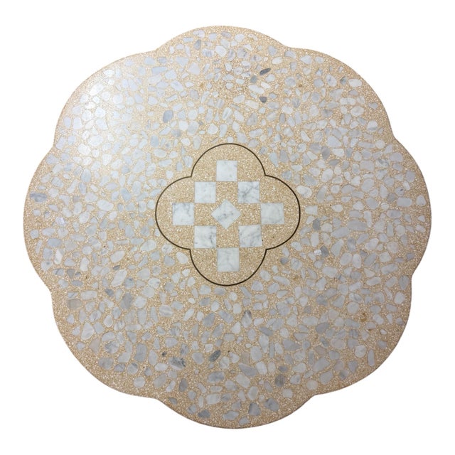 Harvey Probber Vintage Attributed to Harvey Probber Terrazzo and Marble Mosaic Coffee Table Mid Century For Sale - Image 4 of 8