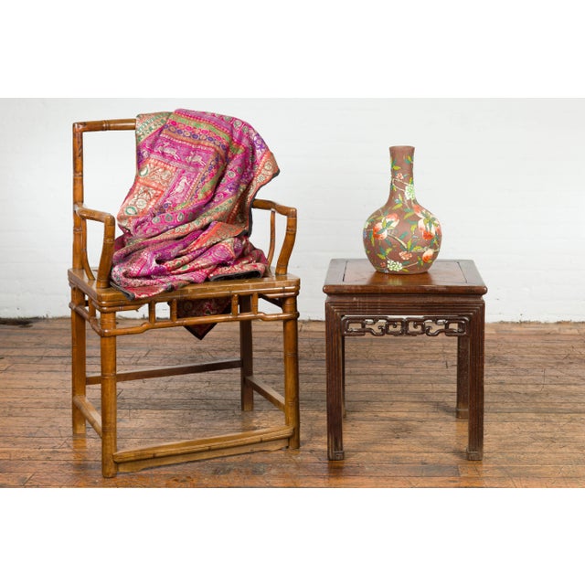 Antique Chinese Square Side Table For Sale - Image 4 of 12