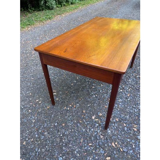 Wood Hans Wegner Model 305 Writing Desk, Teak & Oak, Scandinavian Modern For Sale - Image 7 of 12