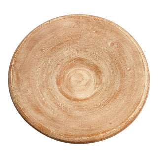 Organic Modern Natural Unglazed Terracotta Bowl For Sale